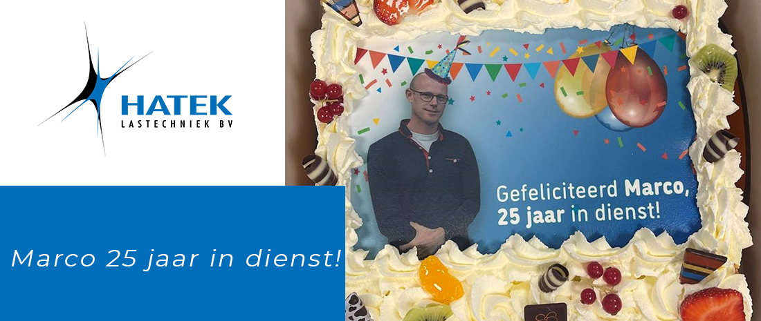 Marco 25 jaar in dienst!