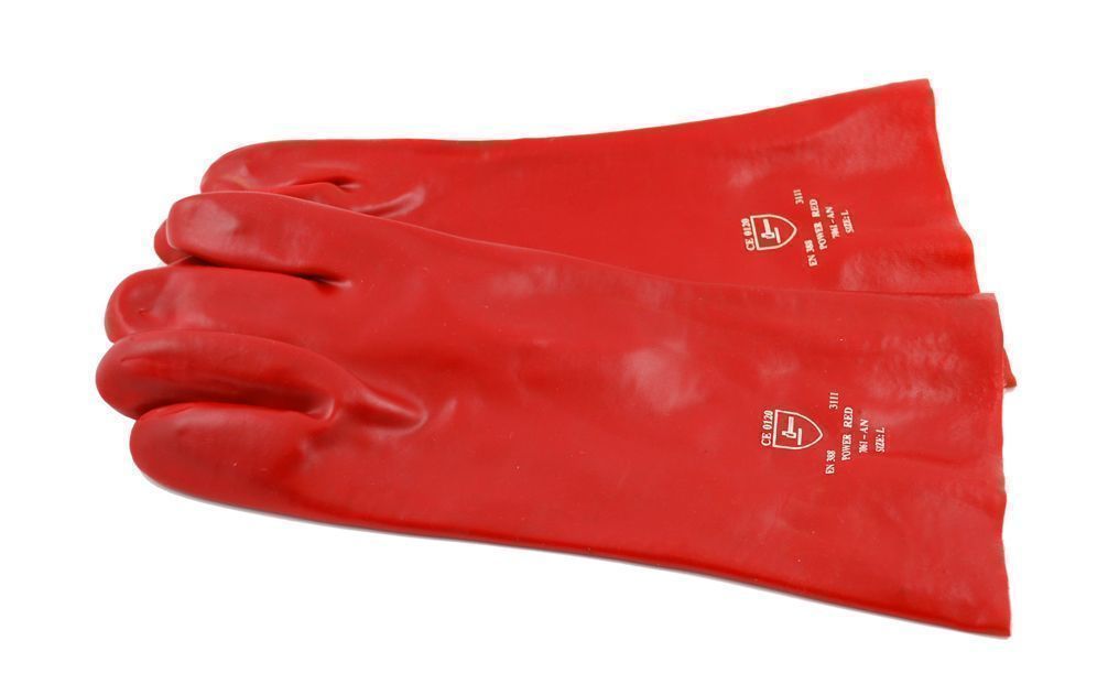 Handschoen voor beitsen en passiveren