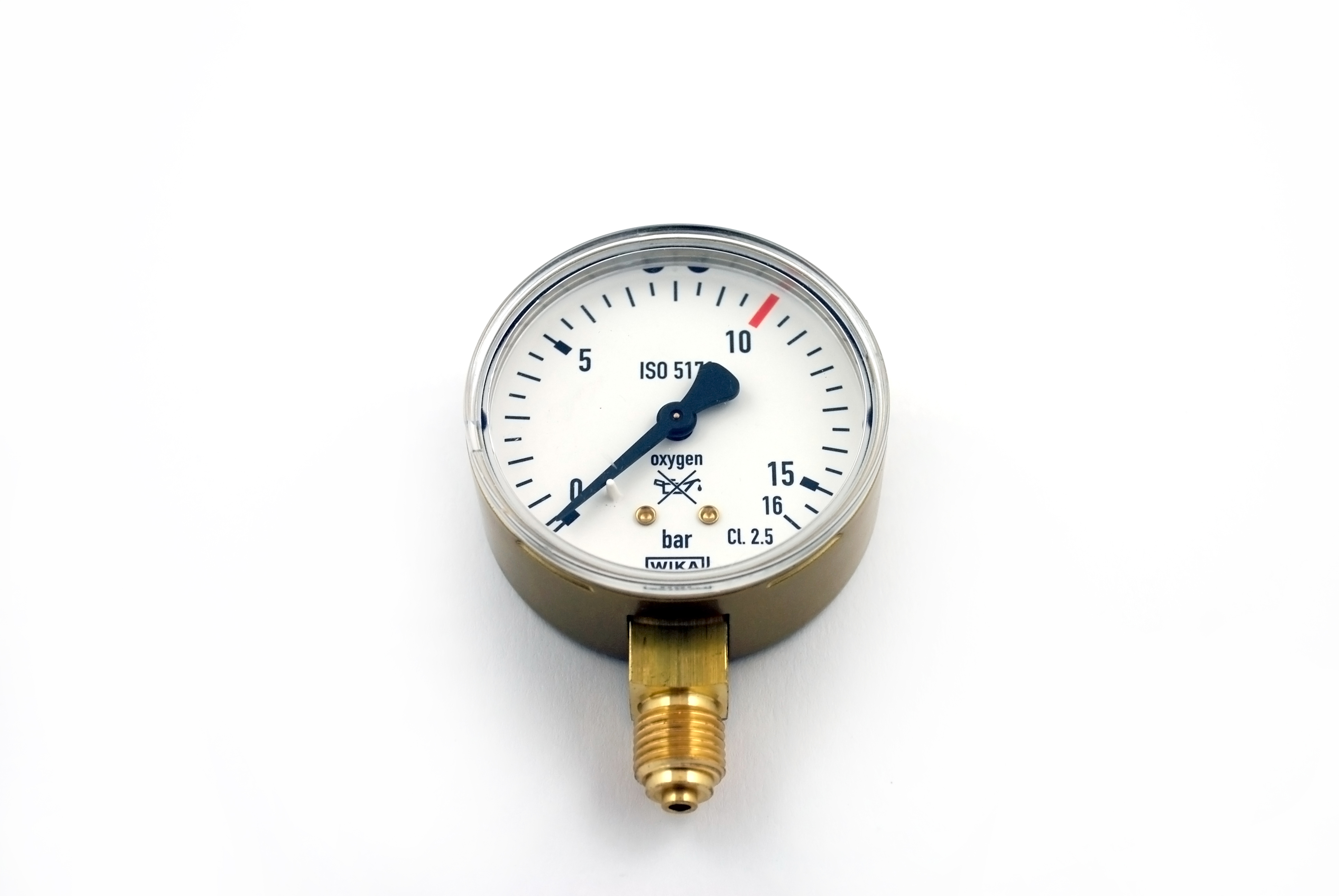 Manometer 63 mm 1/4" R onderaansluiting