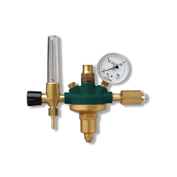 Ventiel 200 bar met flowmeter
